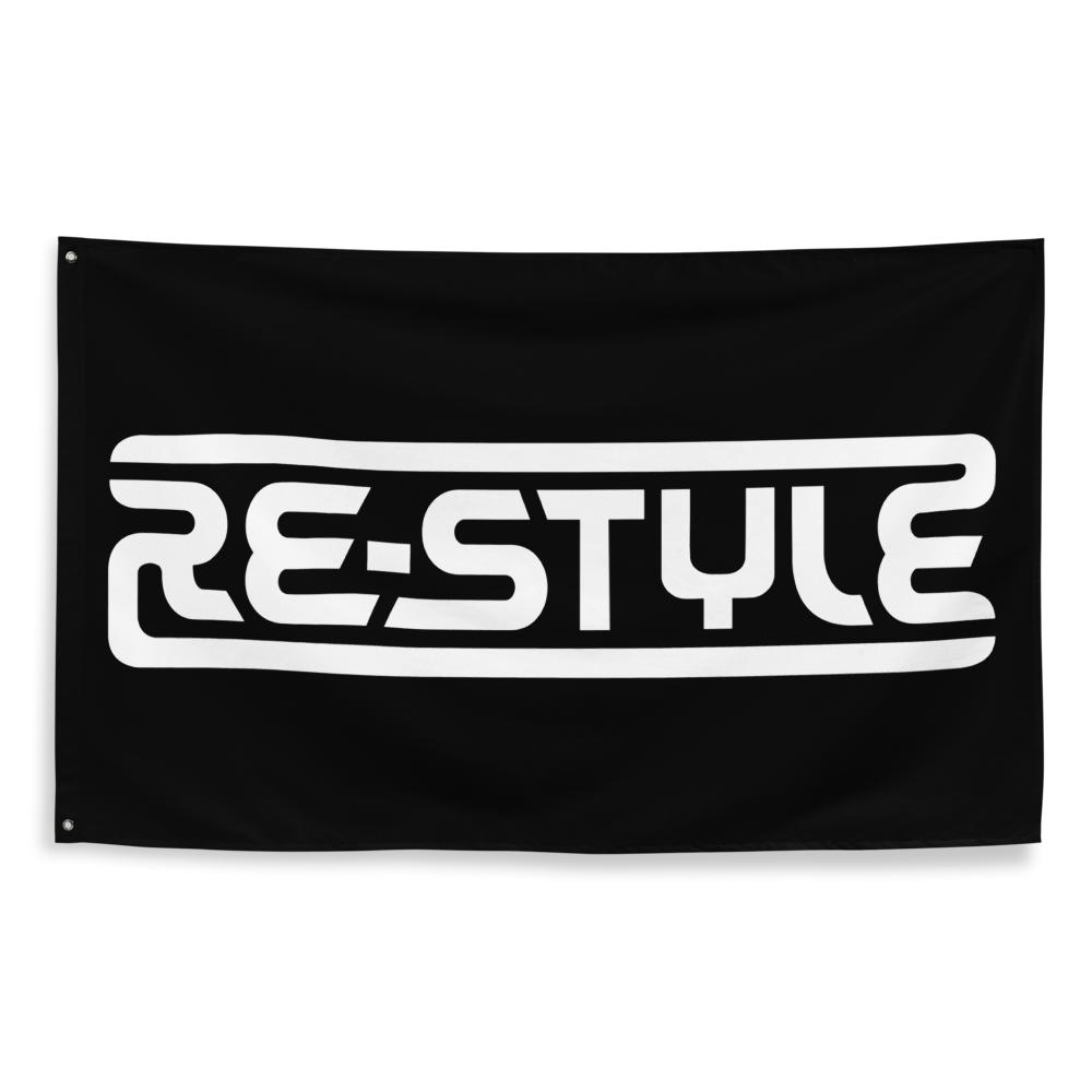Re-Style Flag in Black