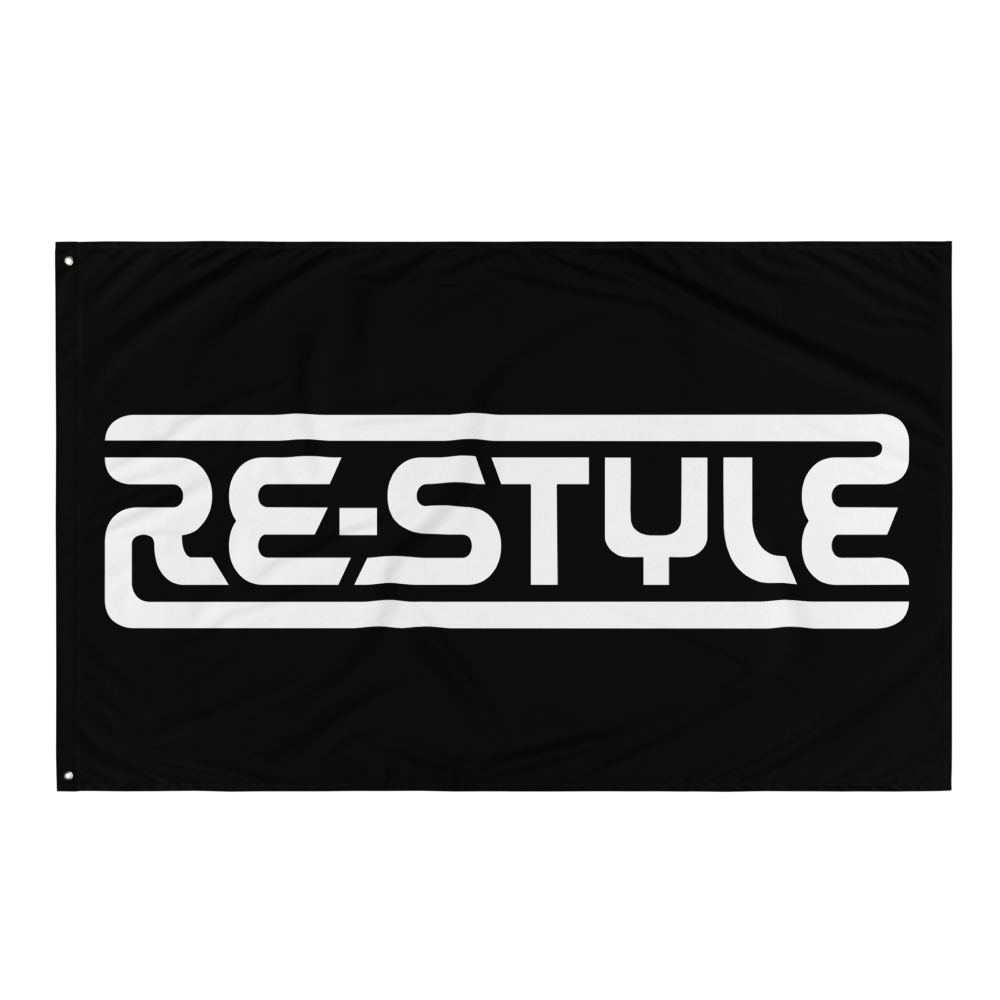 Re-Style Flag in Black