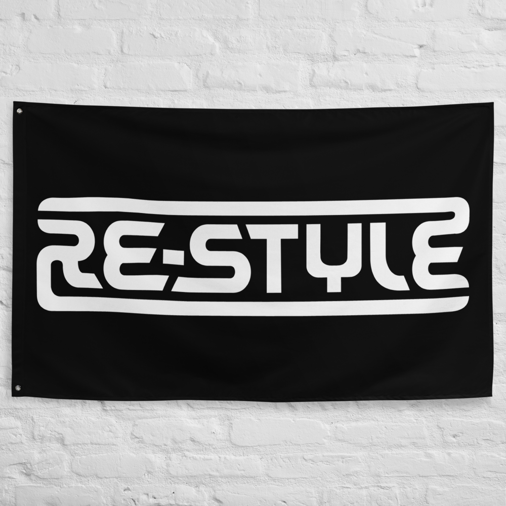 Re-Style Flag in Black