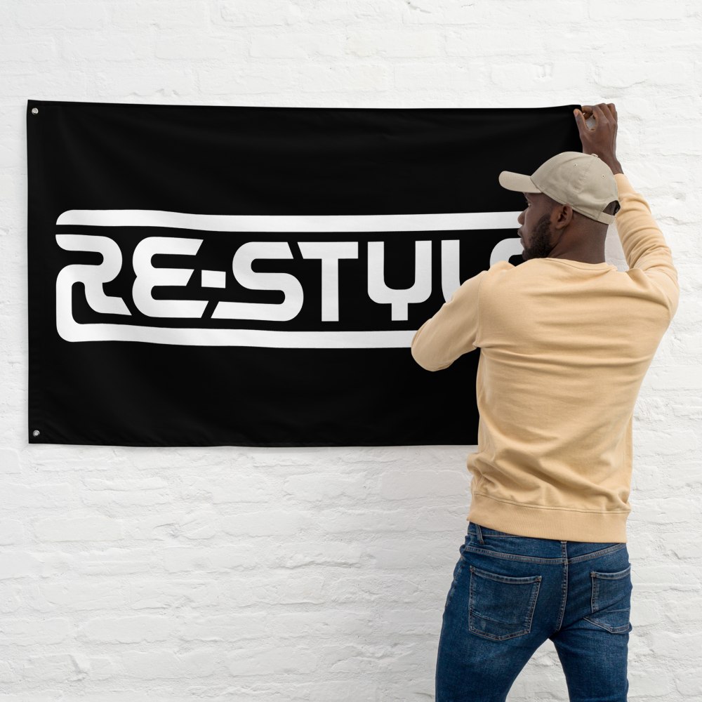 Re-Style Flag in Black