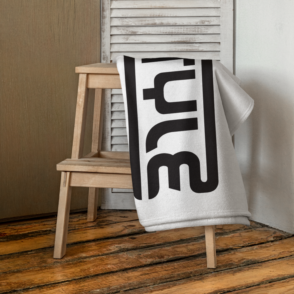 Re-Style Beach Towel in White