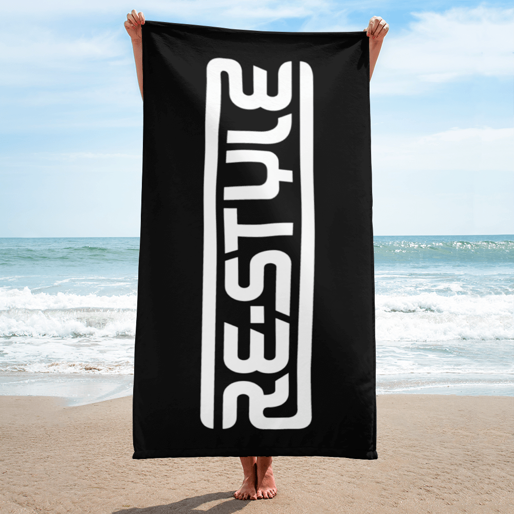 Beach Towel in Black